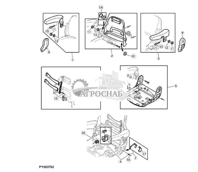 СИДЕНЬЕ SUPER COMFORT MSG85MSG95 